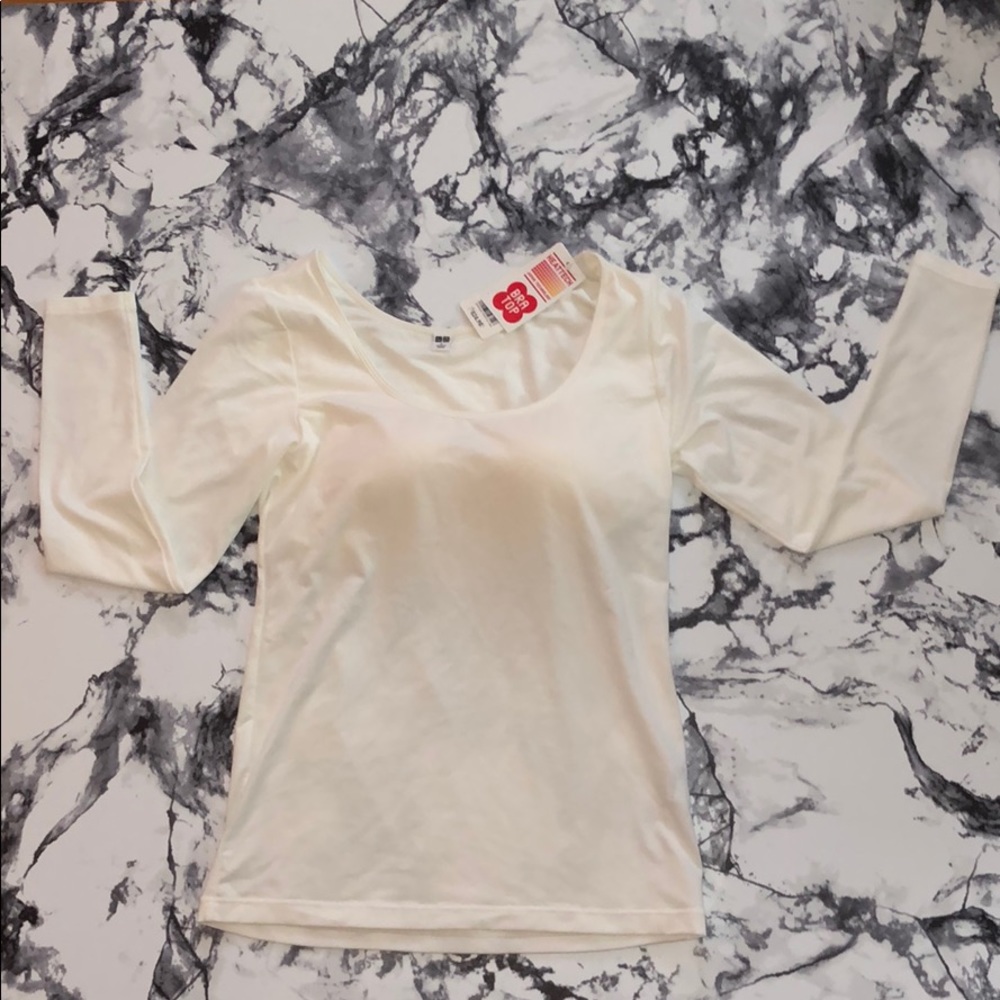 Elegant Cream Long Sleeve Top